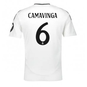 Real Madrid Eduardo Camavinga #6 Hemmatröja 2024-25 Kortärmad